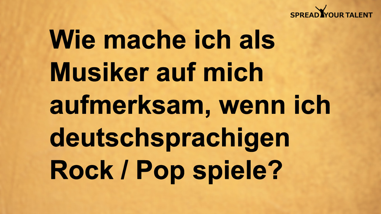 Wie Mache Ich Ihn Auf Mich Aufmerksam spreadyourtalent.com
